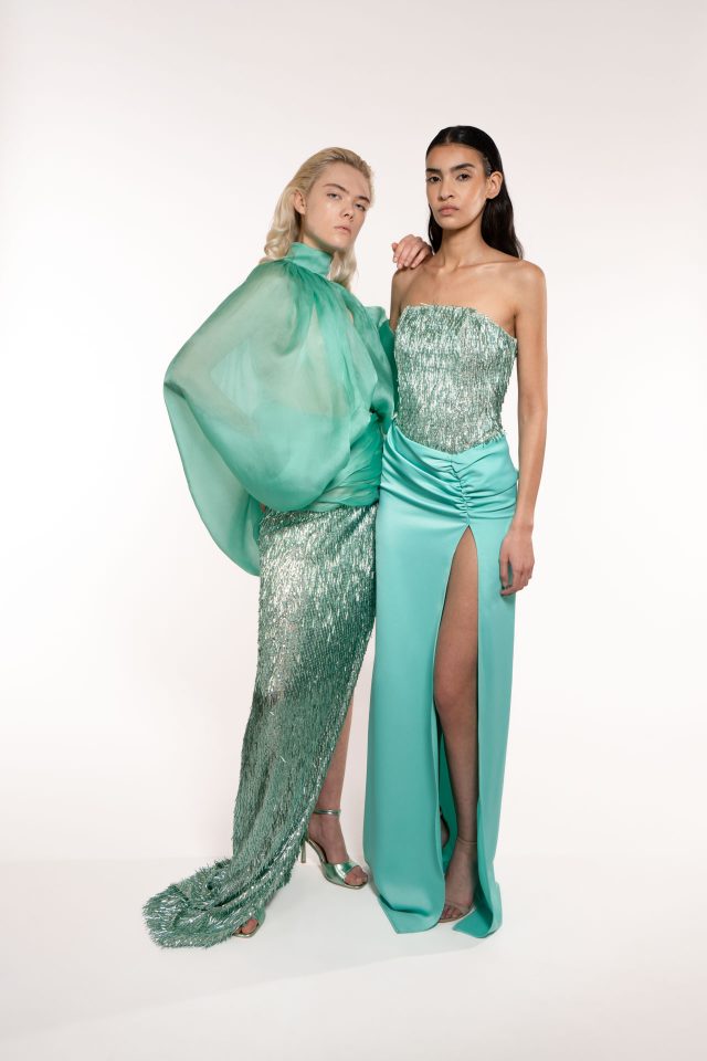 Long Skirt With Knot And Large Split