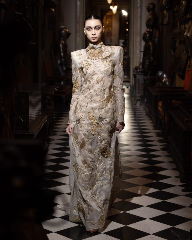 Handmade Embroidered Long Dress